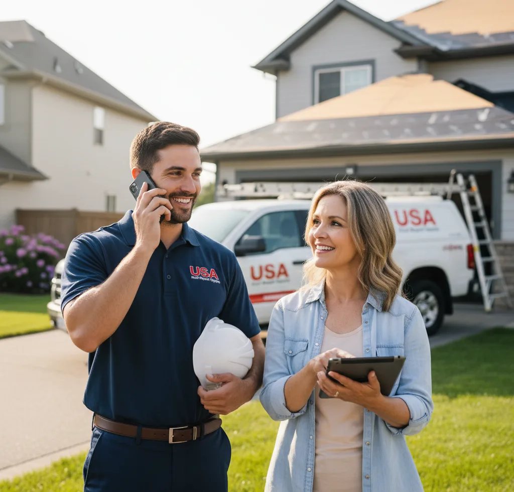 USA Roof Repair Experts customer support in Brandon